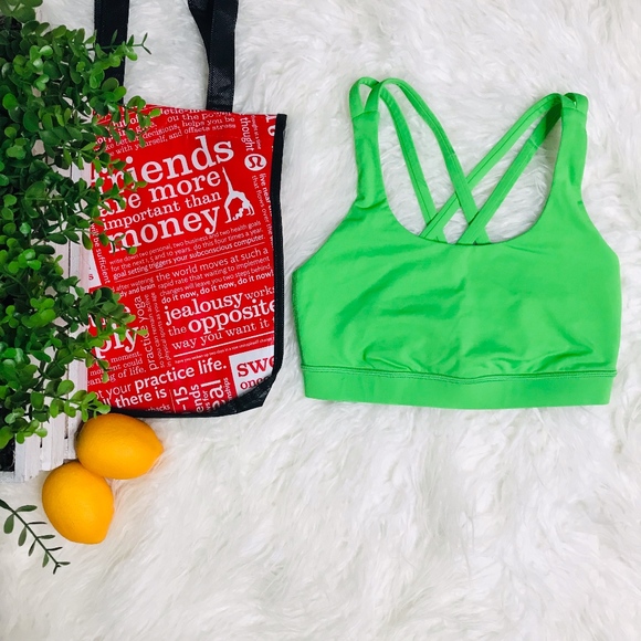 lululemon athletica Other - Lululemon Green Energy Bra 4
